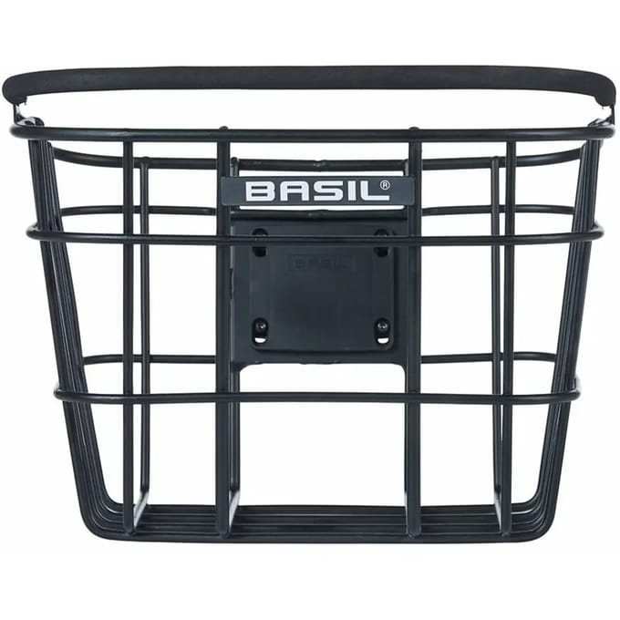 Basil Bremen Alu KF Fietsmand - Voor - Aluminium - Matzwart