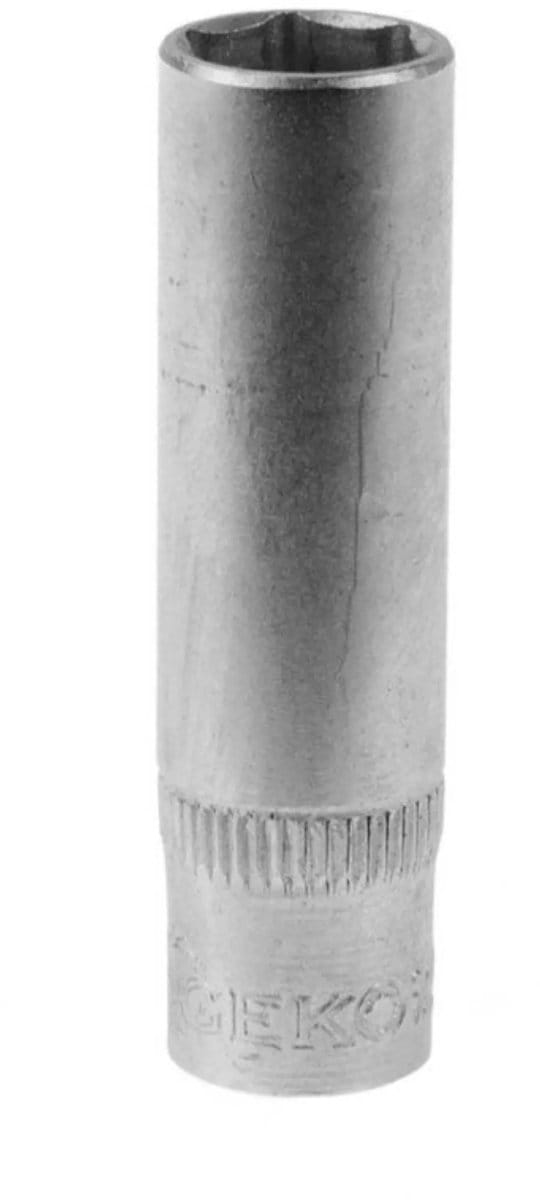 GEKO Diepe dopsleutel - 13 mm - 6-punts - Chrome Vanadium - 1/4 inch aansluiting