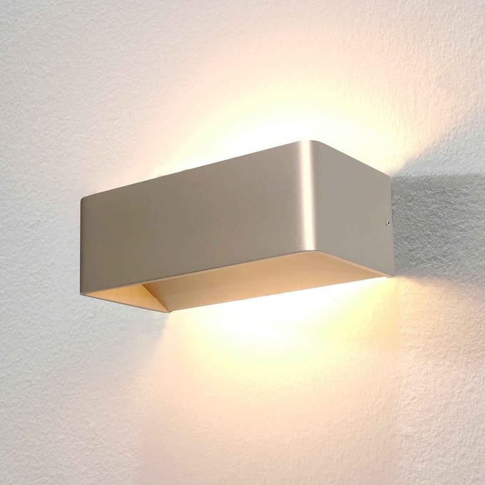 Wandlamp Champagne - 20cm met geïntegreerd LED