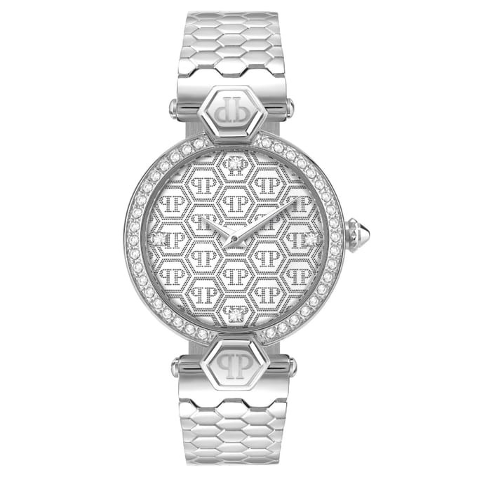 Philipp Plein - Dames Horloge Plein Couture - Zilver