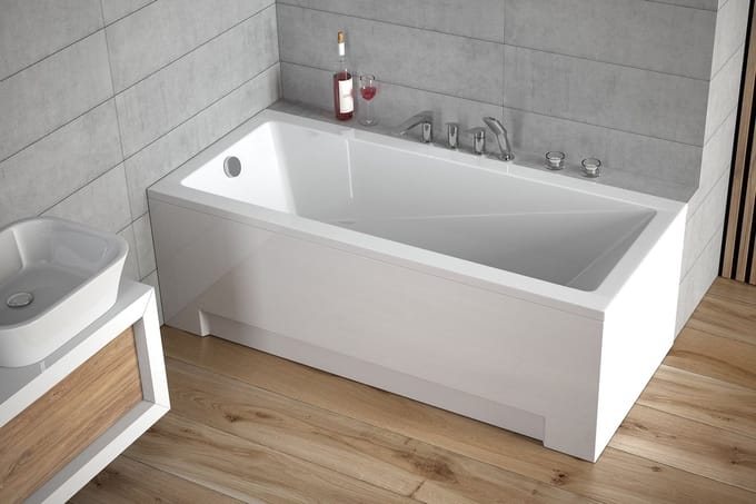 Badland MODERN ligbad 170 x 70 cm wit