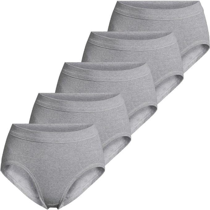 ESGE Dames hipster slip 5 pack Basic - à fines côtes