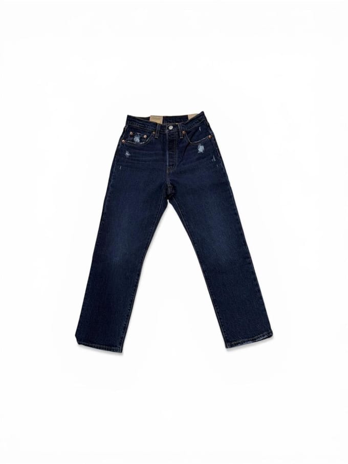 Levi's Original 501 Cropped Broek Dames Straight Leg W24 X L26