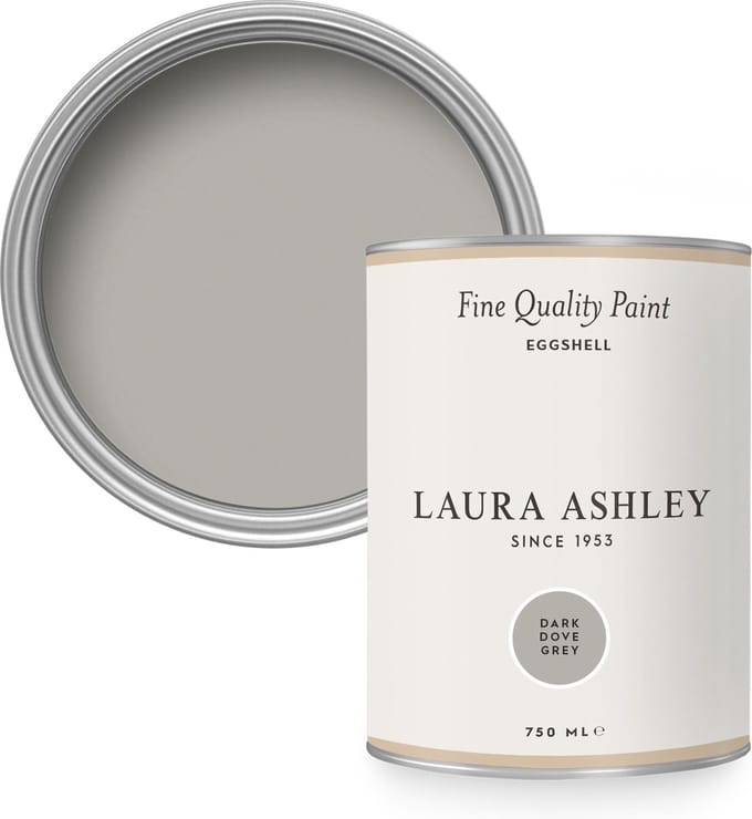 Laura Ashley Dark Dove Grey Lak - 750ml - Grijs - Zijdeglans