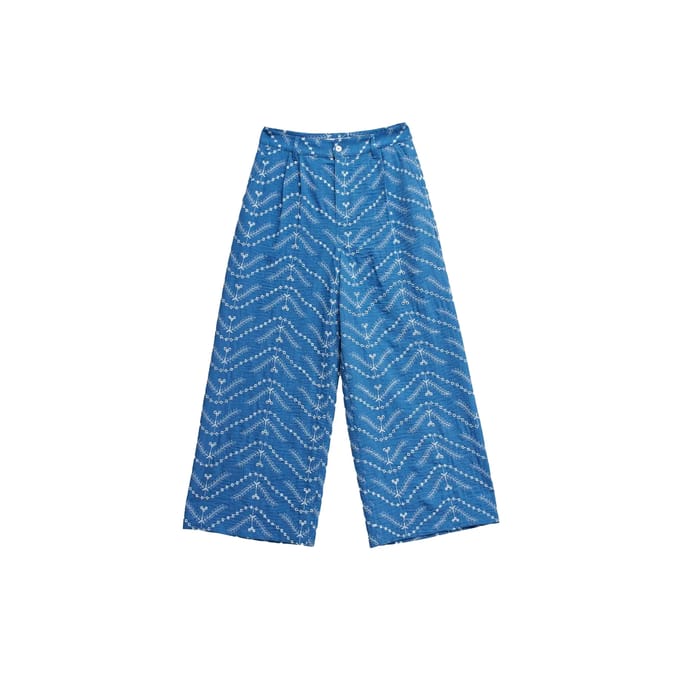 Broek met borduursels dames Salsa Jeans Chino