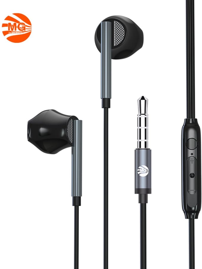 MG HF171 Stereo oordopjes - 3,5 jack aansluiting - Zwart