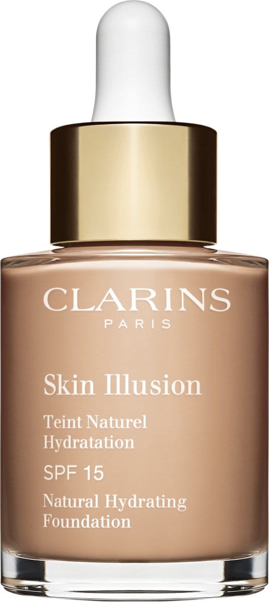 Clarins Skin Illusion SPF 15 Naturel Hydratation - Foundation - 107 Beige - 30 ml