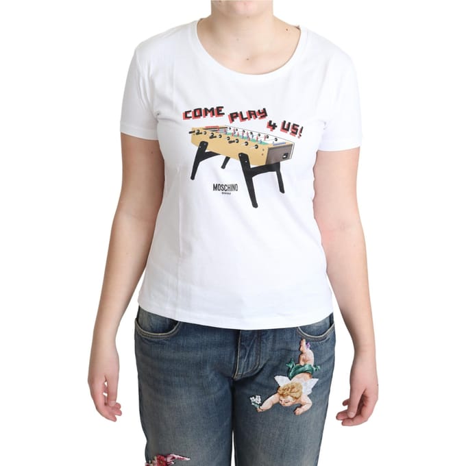 Moschino Tsh5069 Tafelvoetbal T-shirt