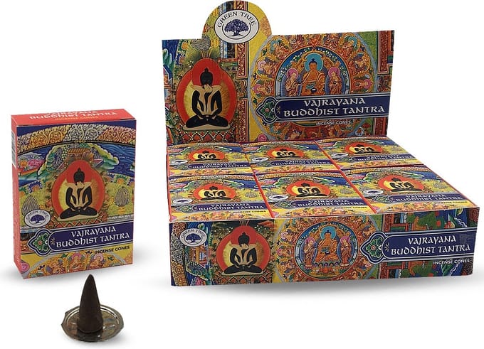 Green Tree Wierook Kegel Buddhist Tantra (12 pakjes)