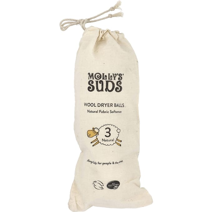 Molly'S Suds, Wol Droogballen, Pak van 3 white