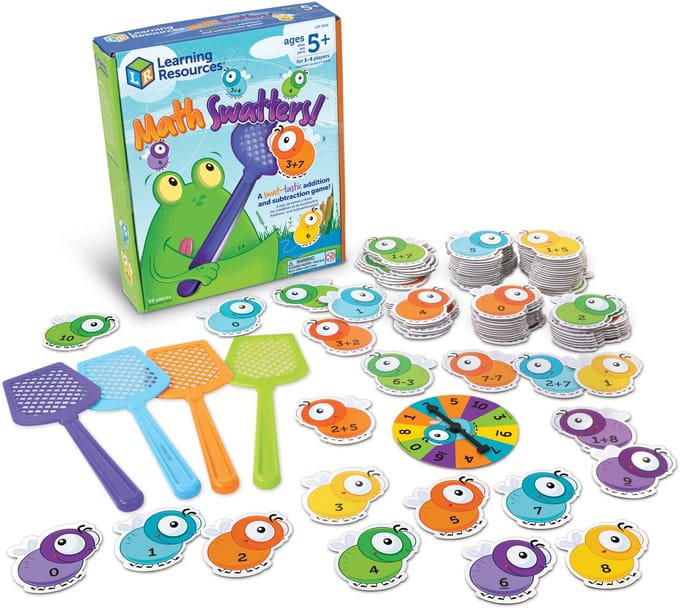 Learning Resources Math Swatters™ Addition & Subtraction Game - 1+