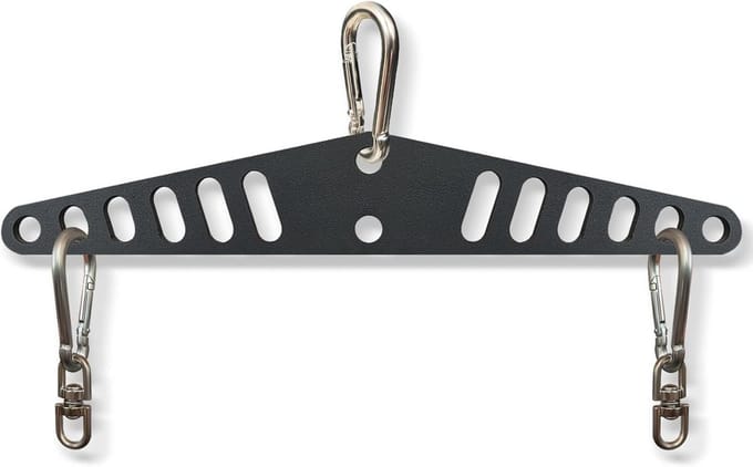 SnelShoppen - Multi-Grip LAT Pull Down Bar voor Thuisgym Fitness, Spreader Plaat LAT Pulldown Bevestigingen voor Kabelmachine, Geschikt voor Dubbele o