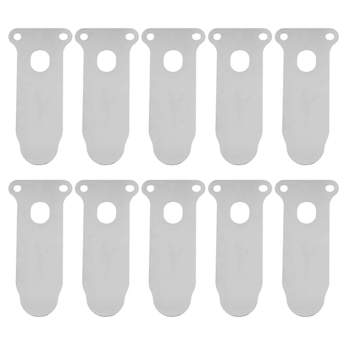 10 Stuks Luchtcompressor Klepplaat Staal Tongvorm Cilinder Accessoire Vervanging 62mm