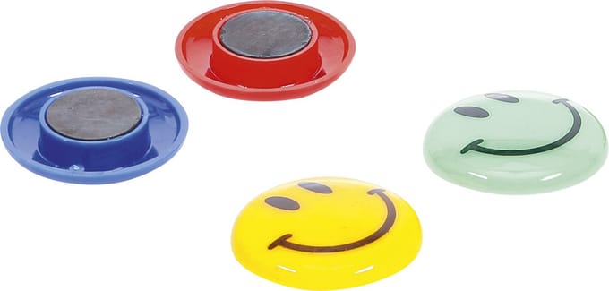 BGS Magneetset Smile Ø 40 mm 4 delig