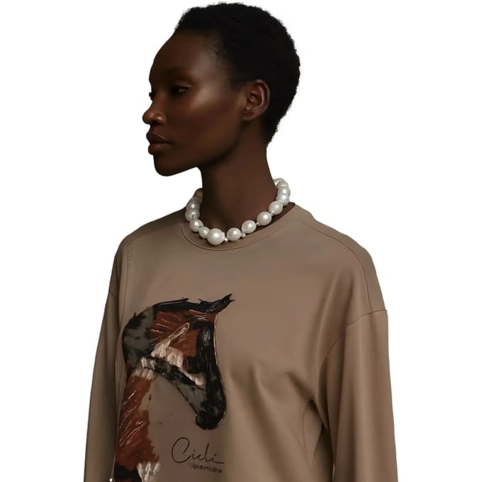 T-shirt dames Cieli Equestrian The Iyanda Horse Head