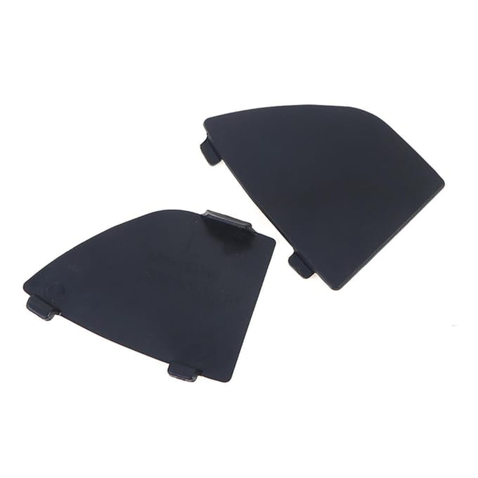2 stuks Voorbumper Ondergrille Sleepoogafdekkingen Voor Mazda 3 2017-2018 B63B-50-101 black
