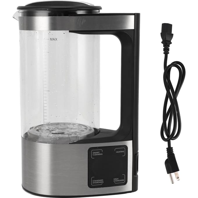 Waterstofwatergenerator 2L Waterstofwaterkan met grote capaciteit, maker van waterstofwater US Plug white