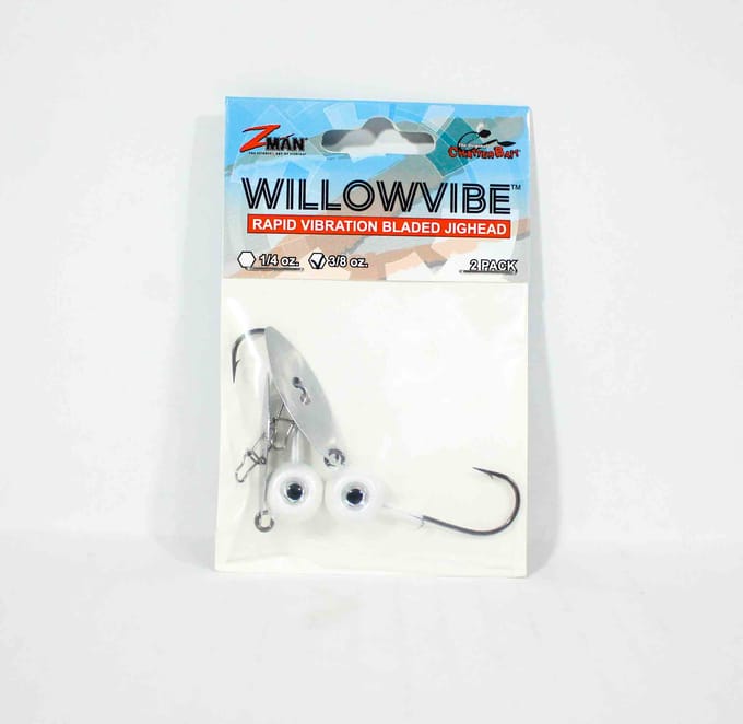 Zman Chatterbait Willow Vibe 3/8 Oz Zinkend Kunstaas Pearl (4028) white