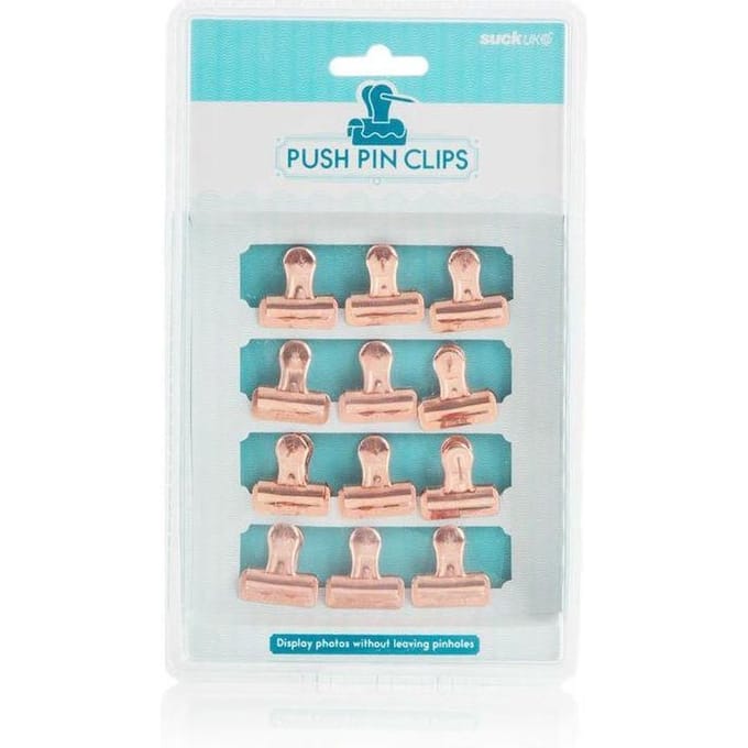 Suck UK - Push Pin Bulldog Clips