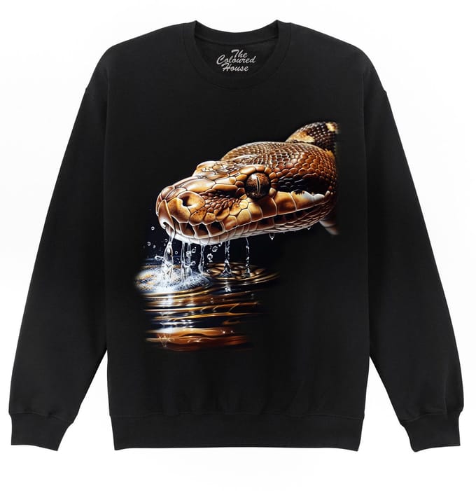 Slang Python In Water The Coloured House Sweater S