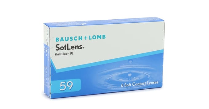 -4.00 - SofLens® 59 - 6 pack - Maandlenzen - BC 8.60 - Contactlenzen