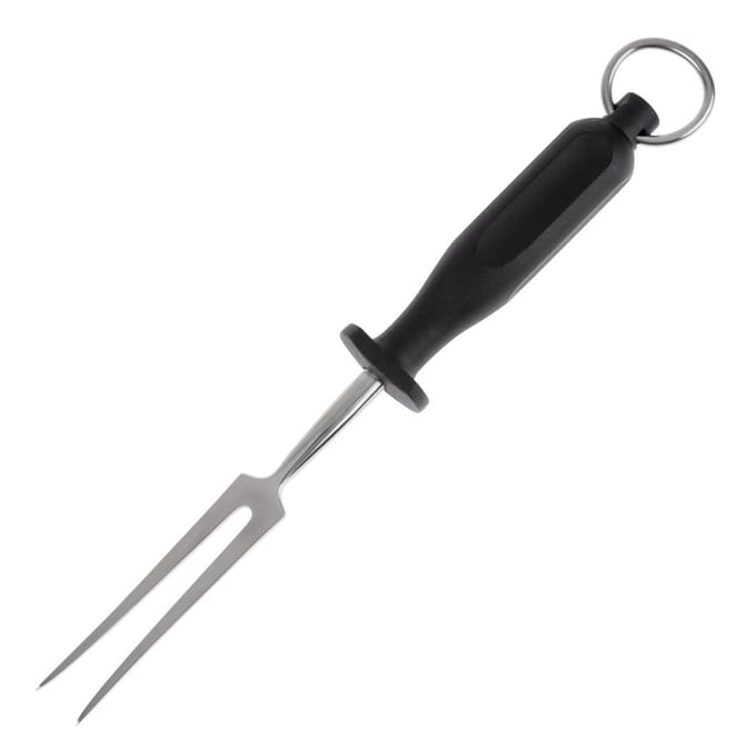 Hygiplas vleesvork 15cm zwart