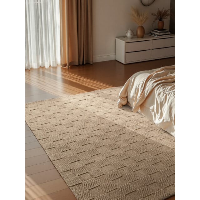 Villeroy & Boch Scala handgeweven wol vloerkleed donker 80x200 cm