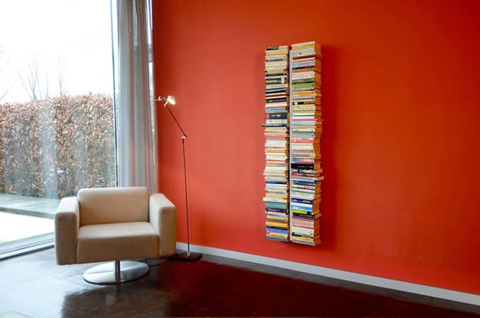 Radius - Booksbaum dubbel boekenwandrek - zilver - 170 cm