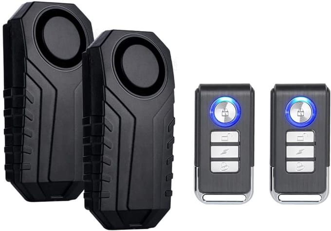 Draadloze Fiets Anti-Diefstal Alarm met Bewegingssensor en Afstandsbediening - 113dB Waterdicht