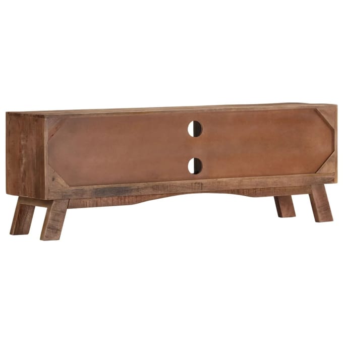 vidaXL - Tv-meubel - 110x30x40 - cm - ruw - mangohout