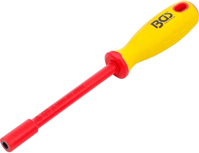 BGS VDE-dopsleutelschroevendraaier zeskant SW 6 mm bladelengte 125 mm - 71086