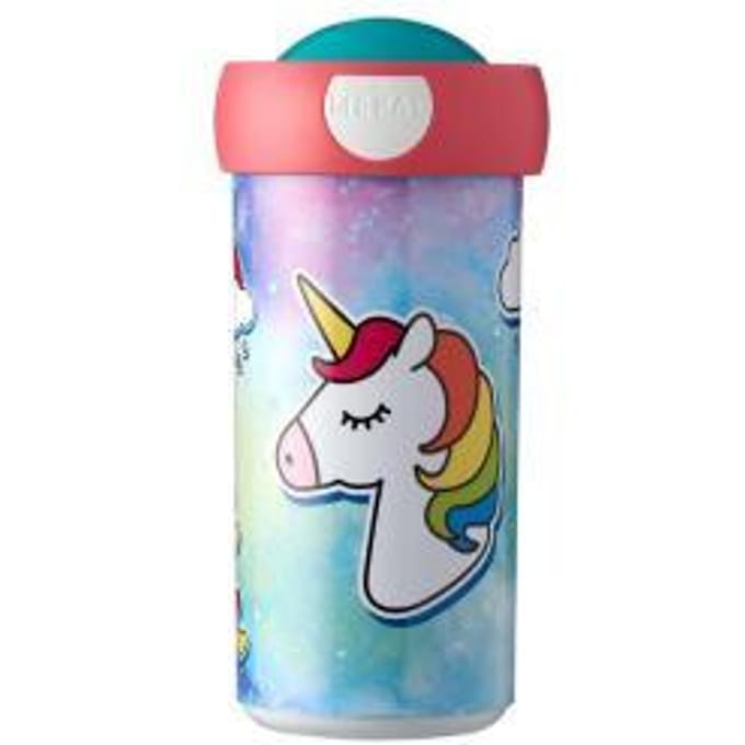 Mepal Schoolbeker Campus - 300 ml - Sluit goed af - Drinkbeker voor kinderen - Unicorn