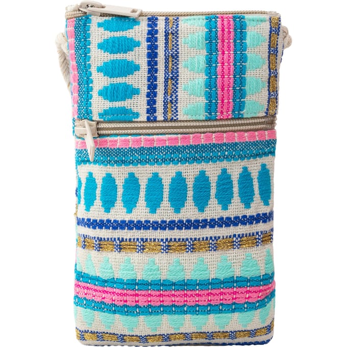 IZIA Telefoontas Dames Blauw Veelkleurig