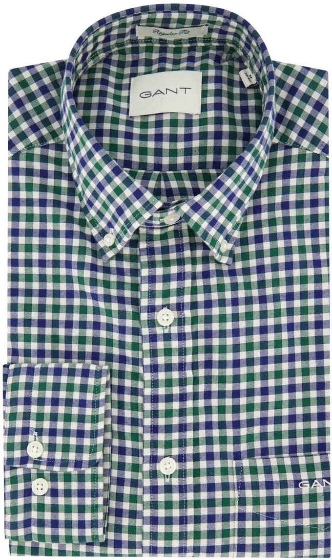 Gant katoenen overhemd blauw