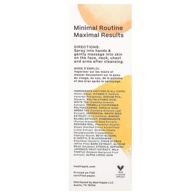 Mad Hippie Hydrating Nutrient Mist