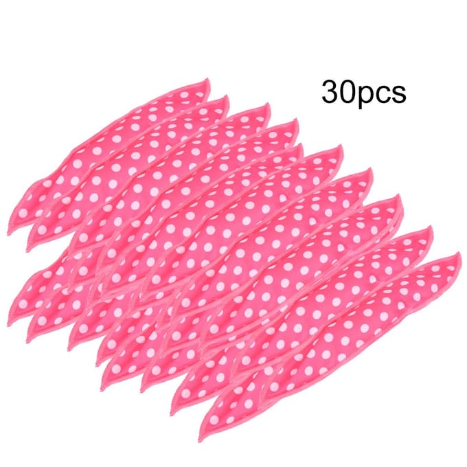 Nacht Slaap Schuim Haarkruller Rollers Haarrollers DIY Spons Haarstyling Rollers Gereedschap pink