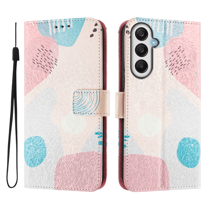 Mocaa Samsung Galaxy A16 Vrolijk Bookcase Hoesje Meerkleurig