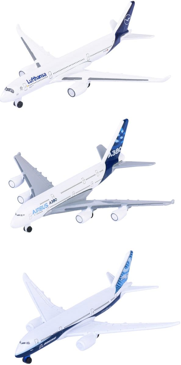 Majorette Airport Vehicles, 3-sort.