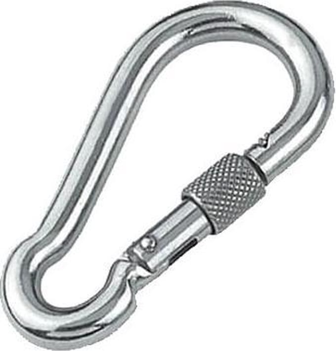 Karabijnhaak / carabiner 8x80mm - Twistlock