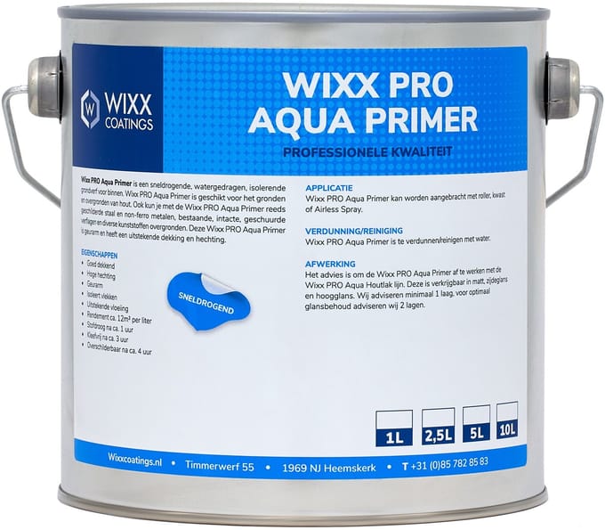 Wixx PRO Aqua Primer - 20L - Wit