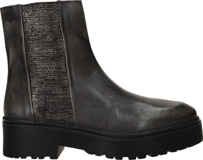 Lazamani - Olivie Dames Boots Leer Pewter - Maat 39