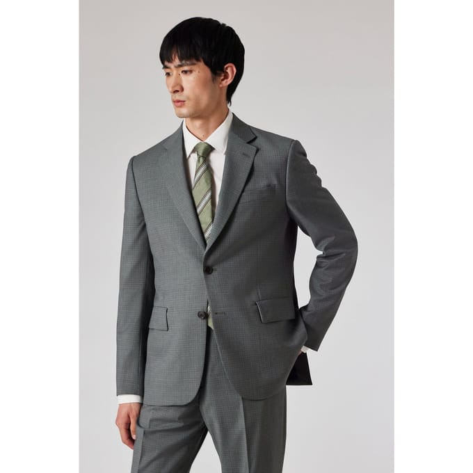 Paul Smith Mens Tailored Fit 2 Button Suit Green Maat: 46 | Kostuumbroeken Outlet | Heren | Groen