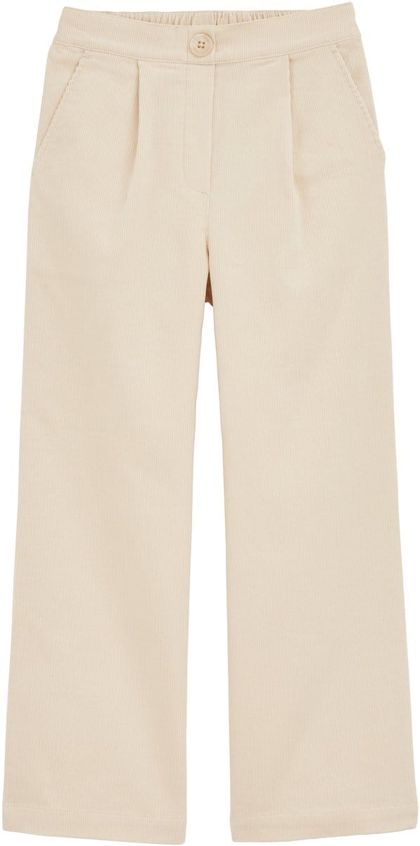 WE Fashion Meisjes wide leg broek met ribstructuur