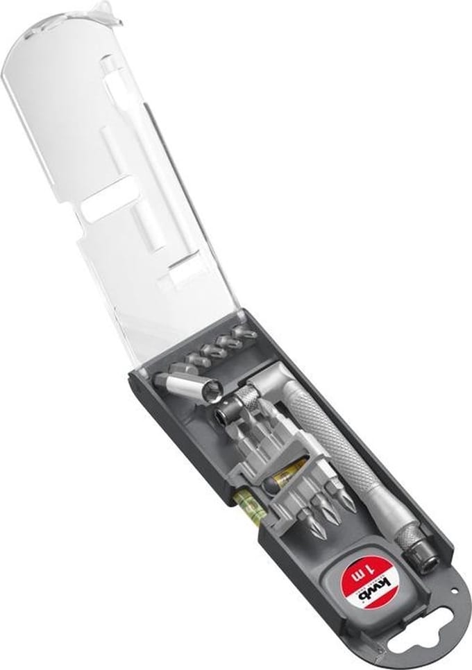KWB bitset 14 delig - Haakse bithouder + bits - 116790