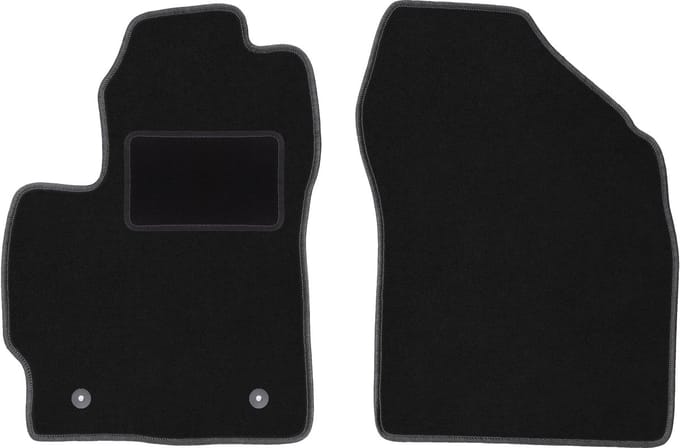 Voormatten zwart voor: Toyota Corolla E14 / E15 sedan (2007-2012)