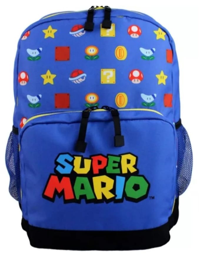 Super Mario Bross Rugzak 2 Compartimenten