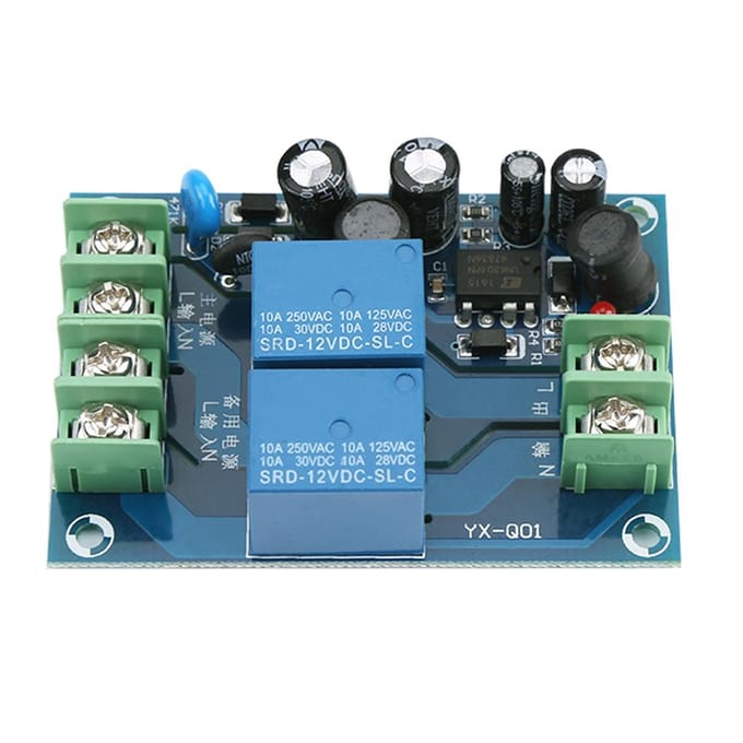 AC 85240V 110V 220V 230V 10A Automatische schakelcontrollermodule met dubbele voeding
