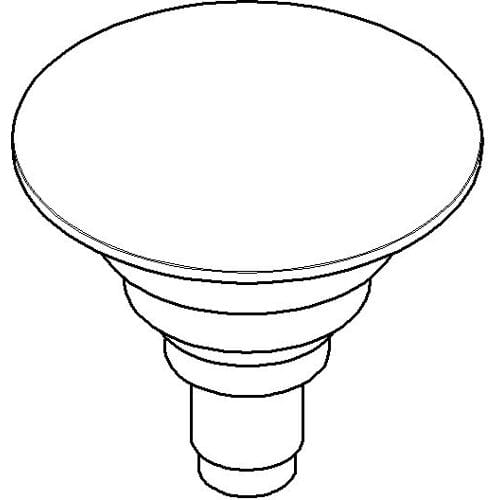 Dornbracht replacement plug for drain set with pressure cap 1 1/4", 04312009600-00