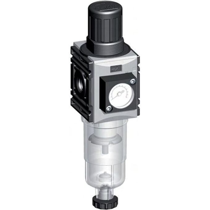 Filter-Regelaar G1/4'' 1000l/min 0.5-10.0bar/7-145psi Futura 0
