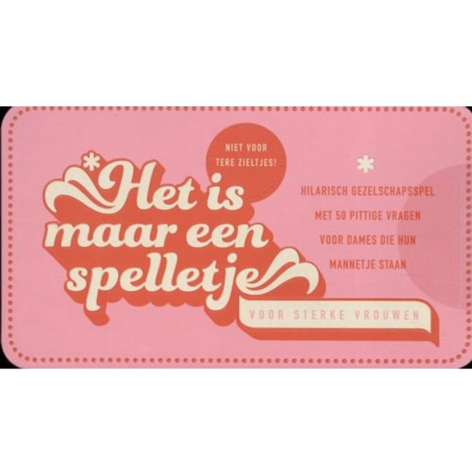 Het Is Maar Een Spelletje - Voor Sterke Vrouwen - S. Studio ImageBooks